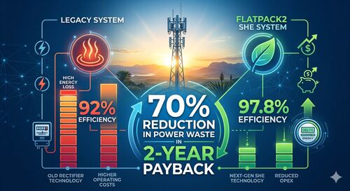 أحدث حالة شركة حول Reducing OPEX in High Energy Cost Regions: Rectifier Upgrade Paths for South American Operators