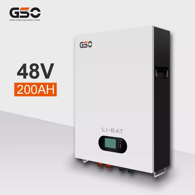 دورة عميقة 48V 200ah بطارية ليثيوم أيون مثبتة على الحائط مع BMS لتطبيق التخزين المنزلي