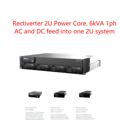 نظام طاقة الاتصالات Eltek Rectiverter مع Smartpack Touch أو Basic Industrial