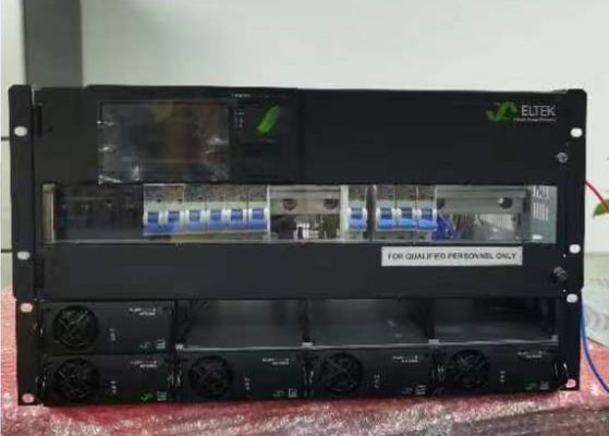 إلتيك 48Vdc 19 بوصة 5U الاتصالات 16kw 300A نظام CTO Smartpack جهاز تحكم لمسة مع مفاتيح التوزيع