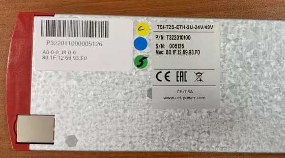وحدة مراقبة TSI العلامة التجارية CE+T T2S ETH 2U 24V/48V P/N T322010100
