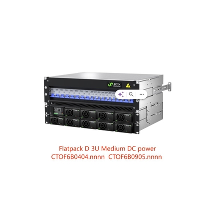 إلتيك Flatpack D 3U 48Vdc 15KW توزيع الطاقة المتوسطة الموحدة للحلول المرنة للطاقة الموحدة CTOF6B0404.Nnnn
