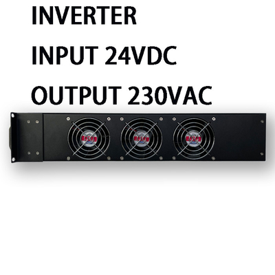 شاحن 3Kva 19"2U رف جبل شاحن مدمج محول خارج الشبكة مع حماية ضد الإفراط في الشحن
