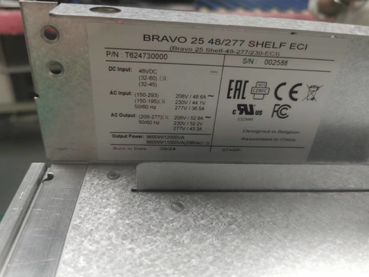 CE+T Power Shelf ECI برافو 25 رف 48-277/230 -ECI P/N: T624730000