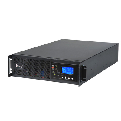 INVT 1Phase AC UPS 1KVA 2KVA 3KVA 6KVA 10KVA لدعم مركز بيانات صغير مدمج في البطارية