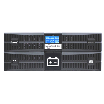 INVT 1Phase AC UPS 1KVA 2KVA 3KVA 6KVA 10KVA لدعم مركز بيانات صغير مدمج في البطارية