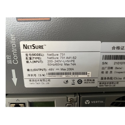Vertiv 48Vdc نظام الطاقة المدمج 19 بوصة معدات الاتصالات Netsure 731A41 200A مصدر الطاقة التبديلي