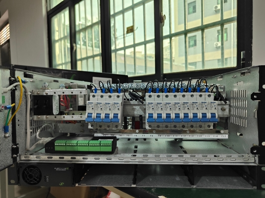 تخصيص OEM 19 بوصة 5U نظام طاقة مركزي FP2 48Vdc-60Vdc 8KW نظام طاقة متكامل