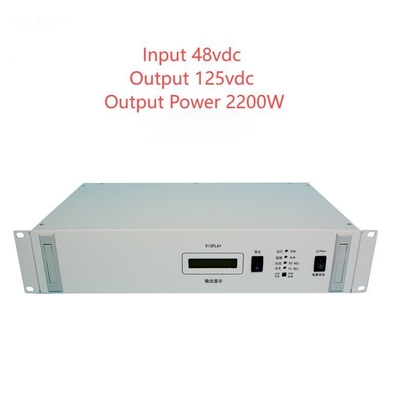 19" رف RCT2000D سلسلة معزولة DC DC محولات مدخل 48vdc مخرج 125vdc D20-18-25