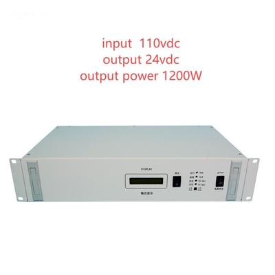 19 بوصة ريك ماونت RCT2000D سلسلة معزولة DC DC محولات مدخل 110vdc مخرج 24vdc 1200W D50-10-14