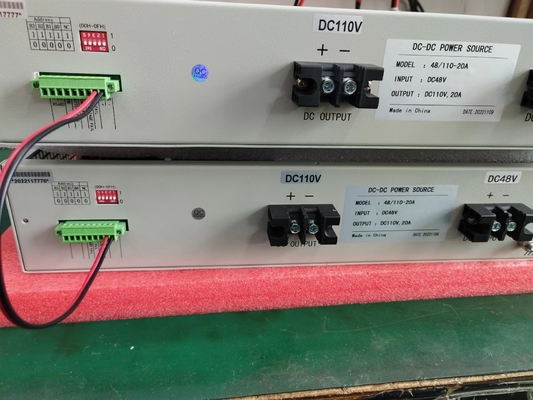 19 بوصة ريك ماونت RCT2000D سلسلة معزولة DC DC محولات مدخل 110vdc مخرج 24vdc 1200W D50-10-14
