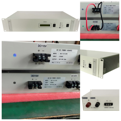 OEM ODM محولات DC DC 19 بوصة رف RCT2000D سلسلة المدخل 24vdc المخرج 24vdc 1200W D50-14-14