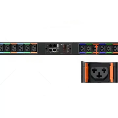 Vertiv Geist GU2 Smart Switch PDU - موزع طاقة ذكي للرفوف مع منافذ C13/C19 يدعم تيارات متعددة 32 أمبير/10 أمبير/16 أمبير/20 أمبير لمراكز البيانات