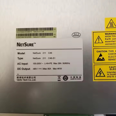 نظام إمداد الطاقة المدمج Emerson / Vertiv 48V 80A NetSure 211 C46-S1