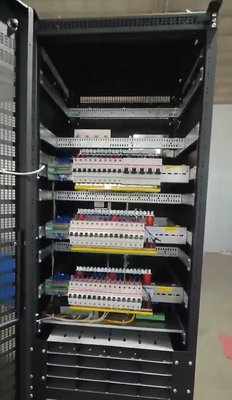 48Vdc 1000A محطة النظام الكبيرة # 2: 2 Ph 240Vac 2L + N + PE مع Flatpack2 48/3000 HE