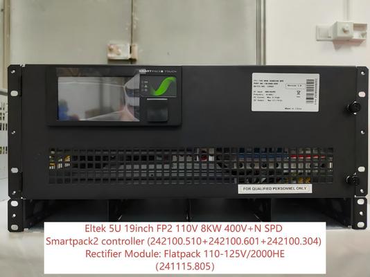 نظام الكهرباء المباشر 8 كيلوواط Eltek Flatpack2 110Vdc CIO20405.XXX النظام مع Flatpack 110-125V/2000HE 241115.805 241119.805