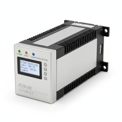 محول عاكس عالي الكفاءة من Eltek 48 فولت 230 فولت / 1500 فولت أمبير Rectiverter Flatpack2