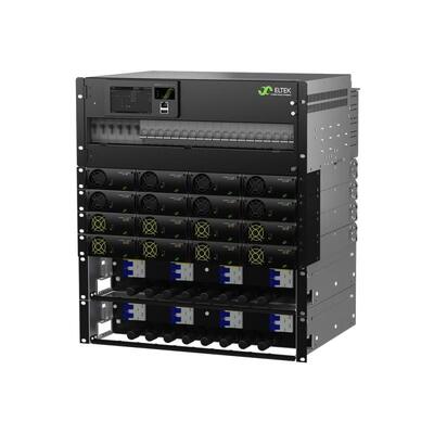 نظام طاقة اتصالات Eltek Flatpack2 Hybrid مع خزانة مدمجة للطاقة الشمسية والشبكة بقدرة 300 أمبير / 500 أمبير مع MPPT