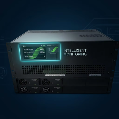 FP2 48V 12KW 6KVA 230V 5U نظام الطاقة المضمن للمحطة الأساسية مع حماية SPD من زيادة التيار