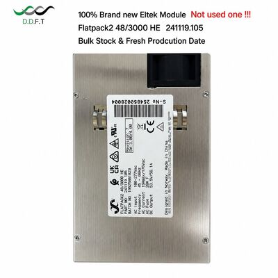 وحدة تقويم Eltek Flatpack2 48/3000HE عالية الكفاءة بقوة 3000 واط و 48 فولت قابلة للتبديل السريع لإمداد الطاقة للاتصالات