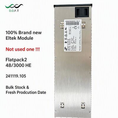 وحدة تقويم Eltek Flatpack2 48/3000HE عالية الكفاءة بقوة 3000 واط و 48 فولت قابلة للتبديل السريع لإمداد الطاقة للاتصالات
