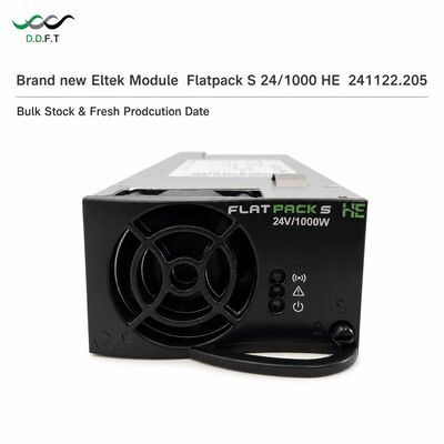 Eltek Flatpack S 24/1000HE وحدة المعدل 24 فولت 1000 واط وحدة إمداد الطاقة عالية الكفاءة P/N 241122.205 العلامة التجارية الجديدة
