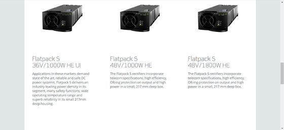 48V 5.4kw Eltek Flatpack S 1U 241122.125 CTOS0301.1319 معدات الاتصالات OLT