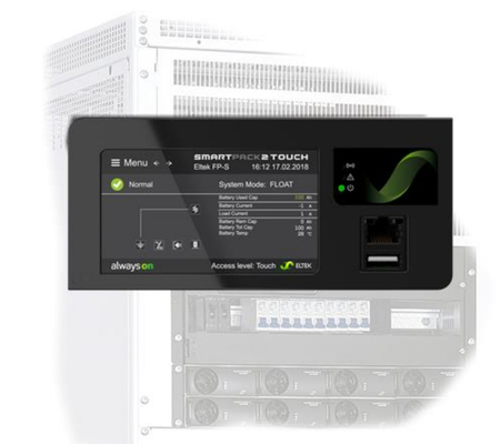 أنظمة طاقة التيار المستمر 242100.510 وحدة مراقبة الاتصالات Smartpack2 Touch