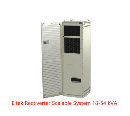 نظام Eltek Rectiverter الداخلي نظام قابل للتوسع من 18 إلى 54 كيلو فولت أمبير مع إدخال A & B و AC اختياري (CIEJ3642.xxxx)