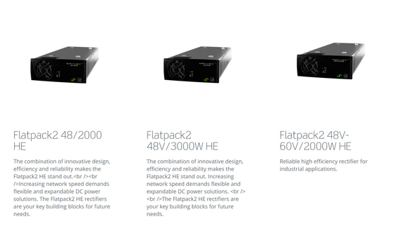 19 بوصة Flatpack2 48V 24KW نظام الطاقة 241115.105