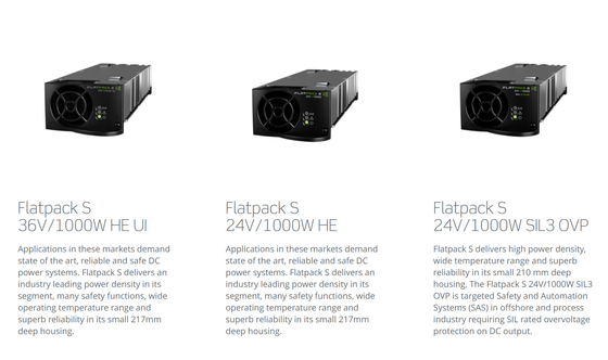 Eltek Flatpack S 3U System 24V 3 * 2 KW DC Power Supply CE UL