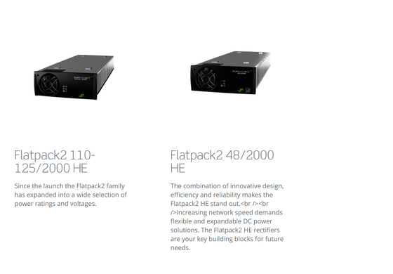نظام الطاقة IBF Flatpack مع مقومات FP2