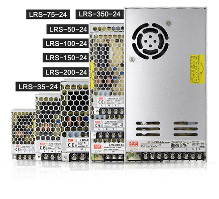المعدل المغلق 35 واط محول طاقة الإخراج الفردي LRS-35-5 LRS-35-12