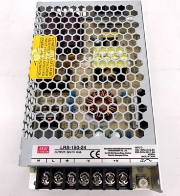 Meanwell LRS Series 150W مزود طاقة بتبديل أحادي LRS-150 LRS-150-24