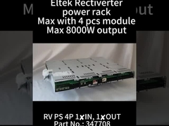 محول Eltek 1 U 8kVA رف الطاقة rv ps 4p (19 بوصة لـ 4 وحدات) 1*in 1*out PN (347708)