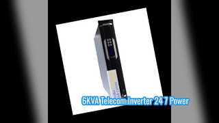 6KVA 125VDC إلى 220VAC عاكس مثبت على الرف للاتصالات