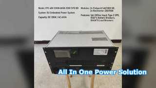 نظام الطاقة Eltek Rectverter 12KW DC 6KVA AC